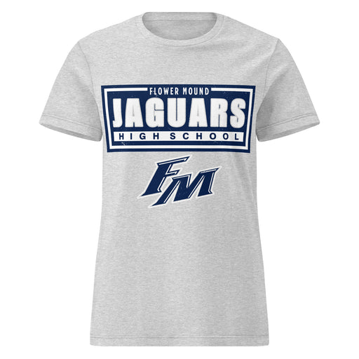 Flower Mound High School Jaguars Women's Sport Grey SoftStyle T-shirt 049
