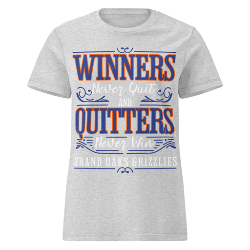 Grand Oaks High School Grizzlies Women's Sport Grey SoftStyle T-shirt 237