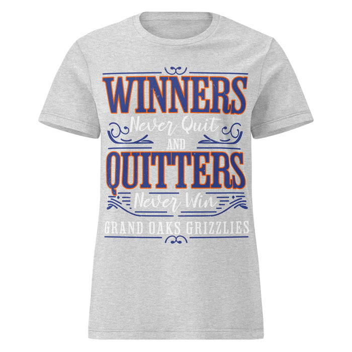 Grand Oaks High School Grizzlies Women's Sport Grey SoftStyle T-shirt 237