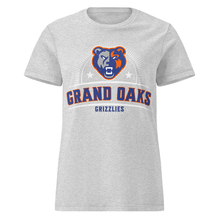 Grand Oaks High School Grizzlies Women's Sport Grey SoftStyle T-shirt 221