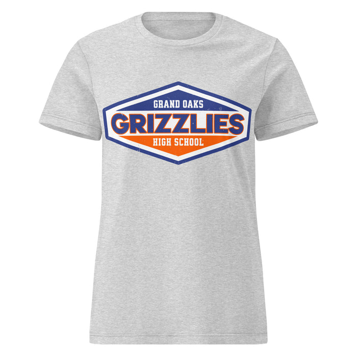 Grand Oaks High School Grizzlies Women's Sport Grey SoftStyle T-shirt 009