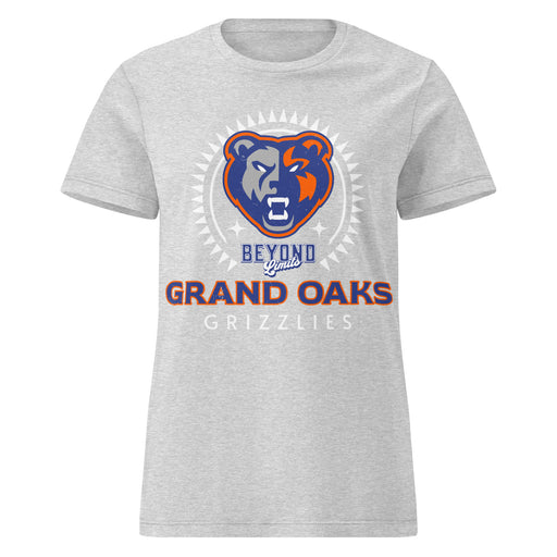 Grand Oaks High School Grizzlies Women's Sport Grey SoftStyle T-shirt 226