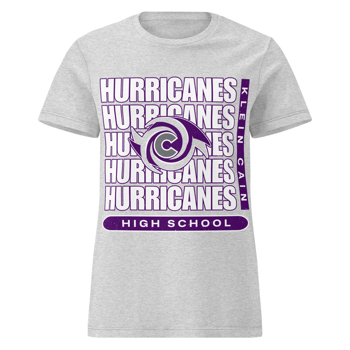 Klein Cain High School Hurricanes Women's Sport Grey SoftStyle T-shirt 235