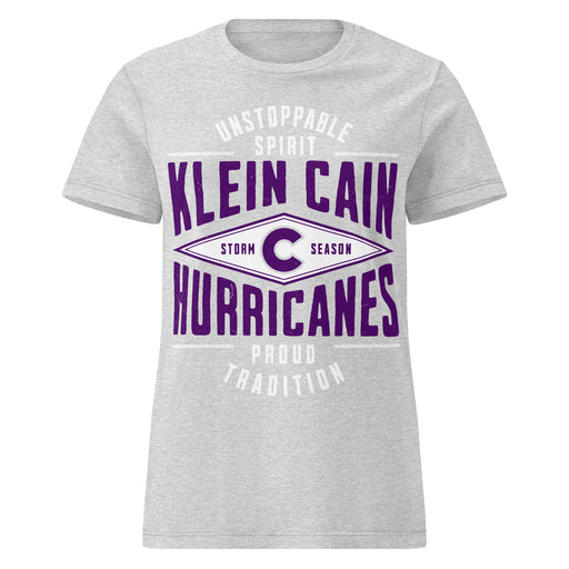 Klein Cain High School Hurricanes Women's Sport Grey SoftStyle T-shirt 210