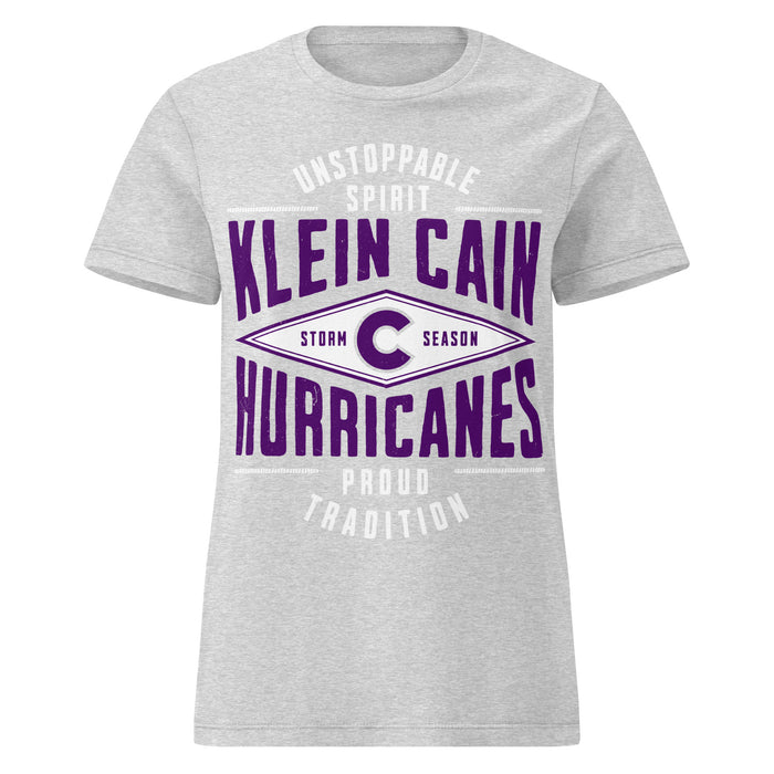 Klein Cain High School Hurricanes Women's Sport Grey SoftStyle T-shirt 210