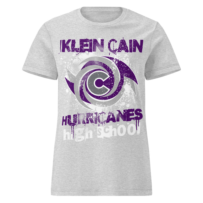 Klein Cain High School Hurricanes Women's Sport Grey SoftStyle T-shirt 205