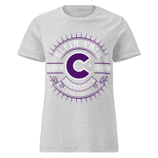 Klein Cain High School Hurricanes Women's Sport Grey SoftStyle T-shirt 201