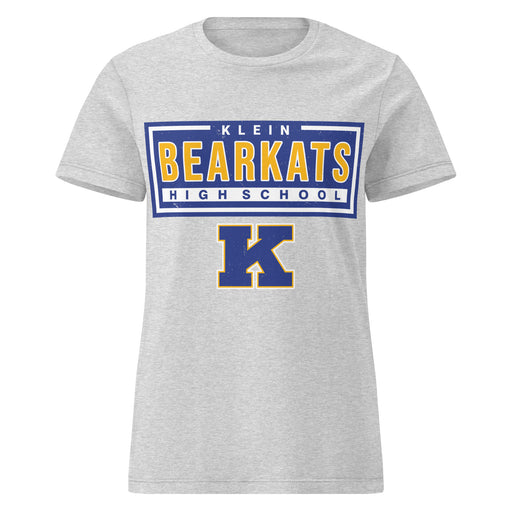 Klein High School Bearkats Women's Sport Grey SoftStyle T-shirt 049