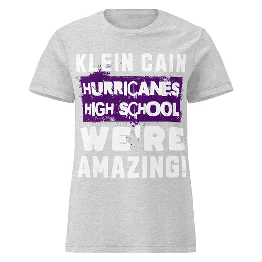 Klein Cain High School Hurricanes Women's Sport Grey SoftStyle T-shirt 231
