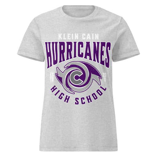 Klein Cain High School Hurricanes Women's Sport Grey SoftStyle T-shirt 213