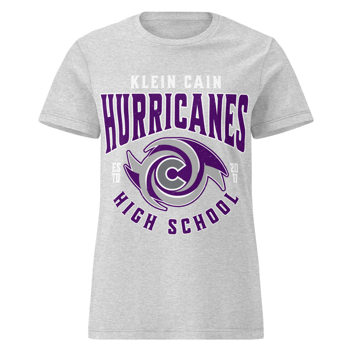 Klein Cain High School Hurricanes Women's Sport Grey SoftStyle T-shirt 213