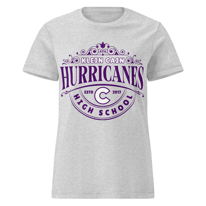 Klein Cain High School Hurricanes Women's Sport Grey SoftStyle T-shirt 211