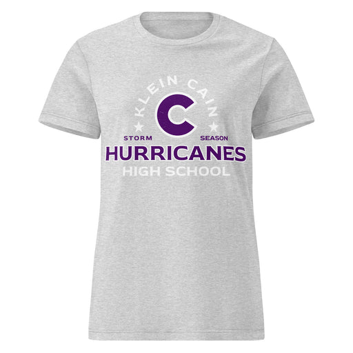 Klein Cain High School Hurricanes Women's Sport Grey SoftStyle T-shirt 222