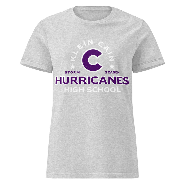 Klein Cain High School Hurricanes Women's Sport Grey SoftStyle T-shirt 222