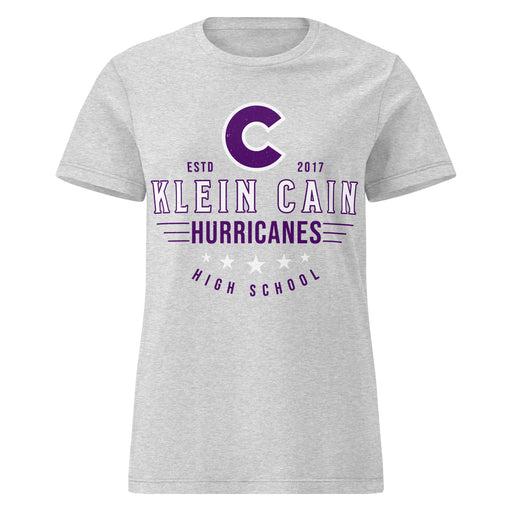 Klein Cain High School Hurricanes Women's Sport Grey SoftStyle T-shirt 217