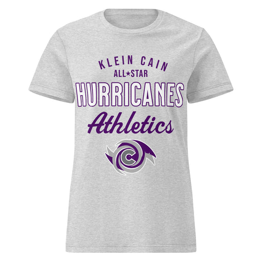 Klein Cain High School Hurricanes Women's Sport Grey SoftStyle T-shirt 034