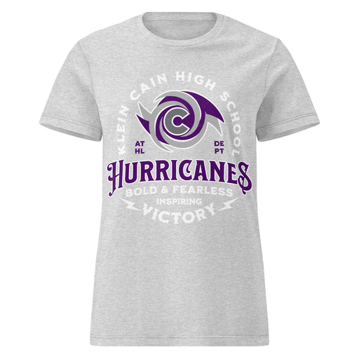Klein Cain High School Hurricanes Women's Sport Grey SoftStyle T-shirt 206