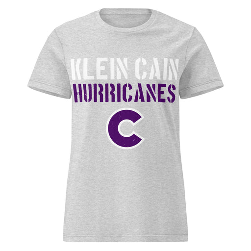 Klein Cain High School Hurricanes Women's Sport Grey SoftStyle T-shirt 017