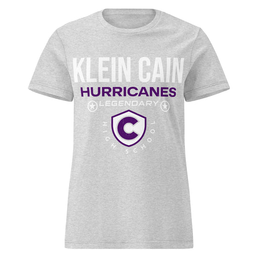Klein Cain High School Hurricanes Women's Sport Grey SoftStyle T-shirt 003