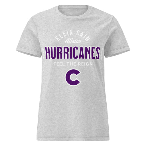 Klein Cain High School Hurricanes Women's Sport Grey SoftStyle T-shirt 040