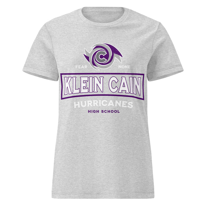 Klein Cain High School Hurricanes Women's Sport Grey SoftStyle T-shirt 202