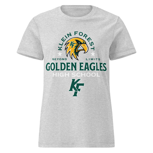 Klein Forest High School Golden Eagles Women's Sport Grey SoftStyle T-shirt 222