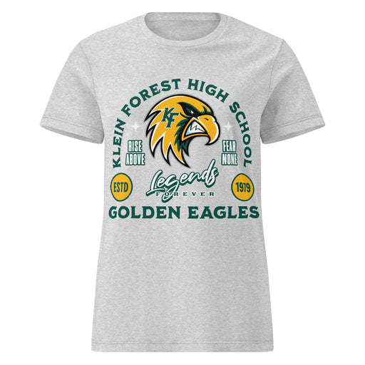Klein Forest High School Golden Eagles Women's Sport Grey SoftStyle T-shirt 208