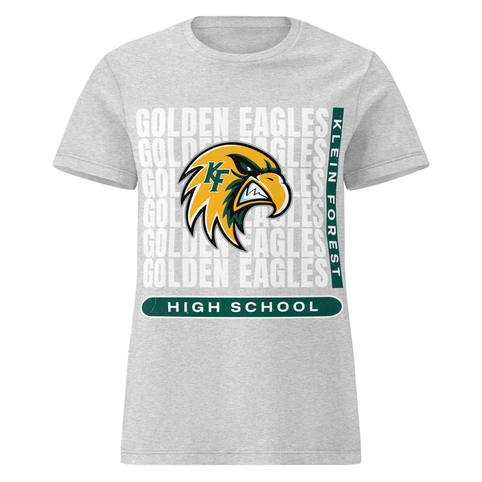 Klein Forest High School Golden Eagles Women's Sport Grey SoftStyle T-shirt 235