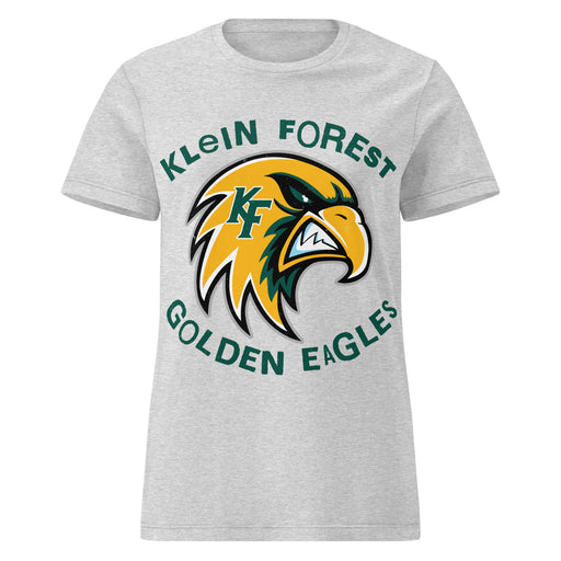 Klein Forest High School Golden Eagles Women's Sport Grey SoftStyle T-shirt 228
