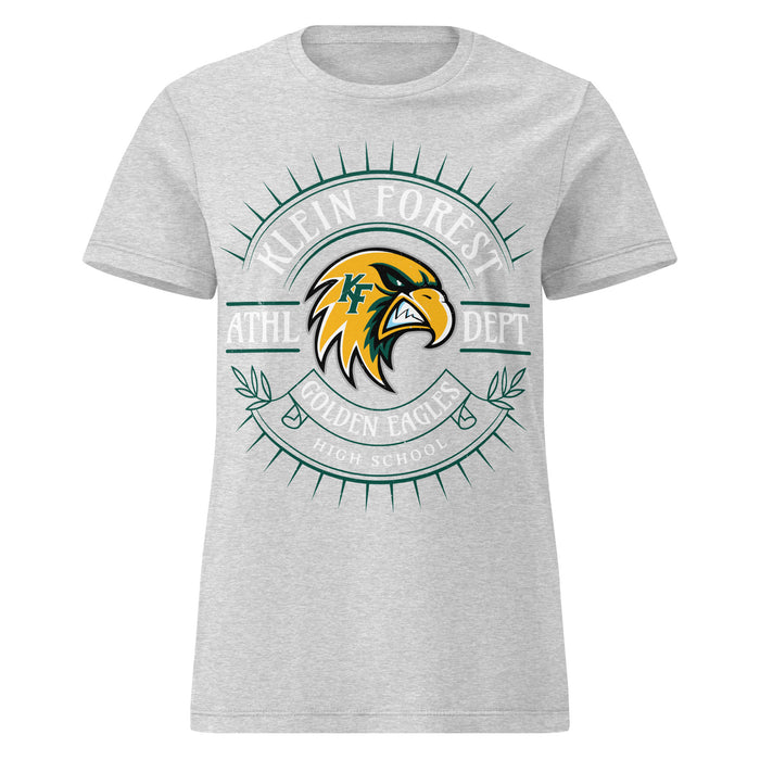 Klein Forest High School Golden Eagles Women's Sport Grey SoftStyle T-shirt 201