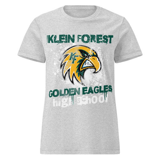 Klein Forest High School Golden Eagles Women's Sport Grey SoftStyle T-shirt 205