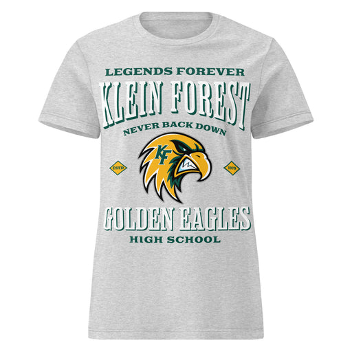 Klein Forest High School Golden Eagles Women's Sport Grey SoftStyle T-shirt 230