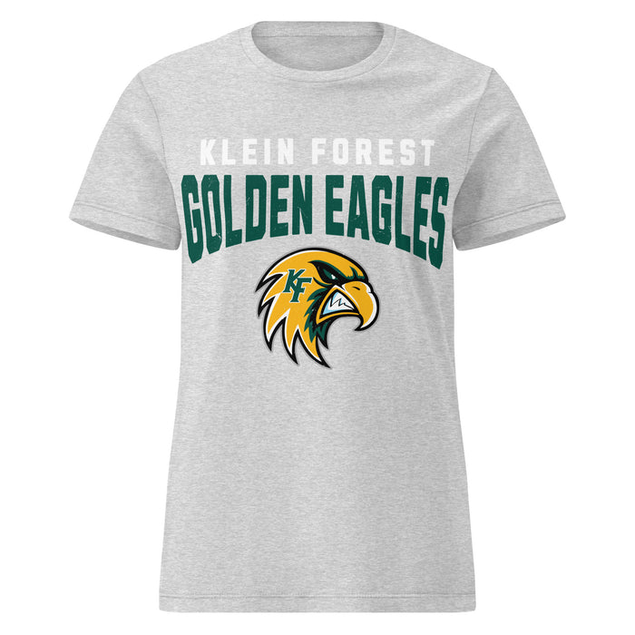 Klein Forest High School Golden Eagles Women's Sport Grey SoftStyle T-shirt 234