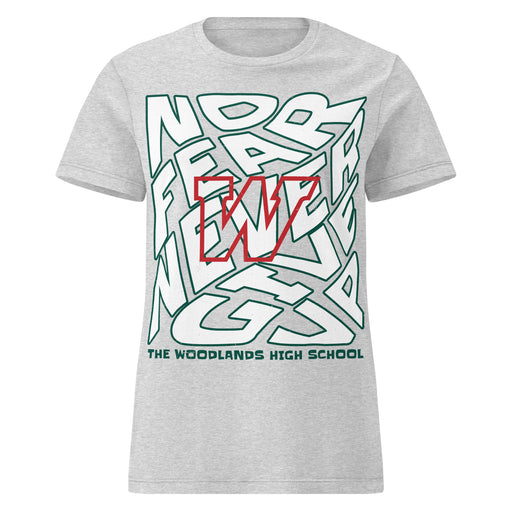 The Woodlands High School Highlanders Women's Sport Grey SoftStyle T-shirt 236