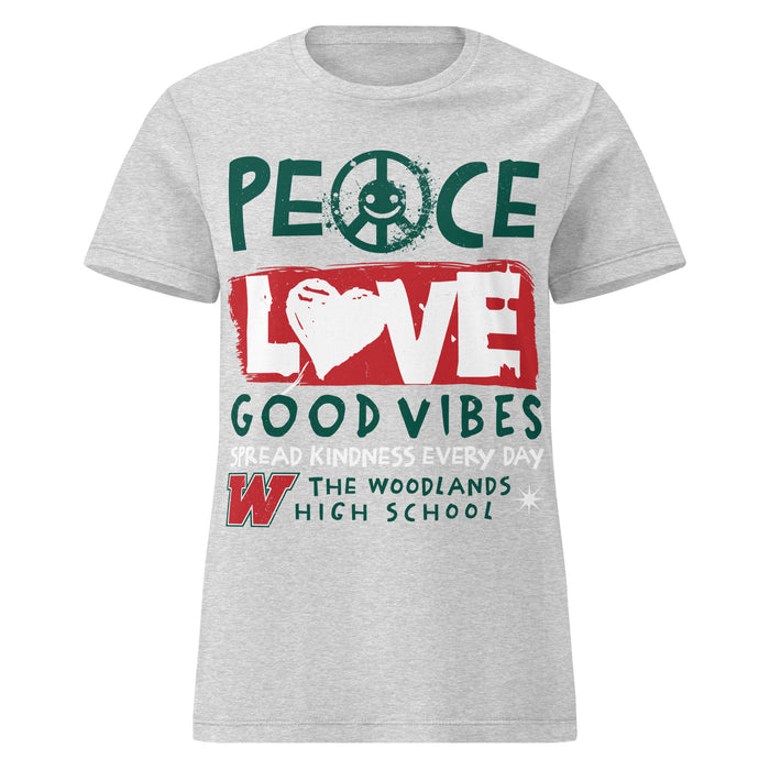 The Woodlands High School Highlanders Women's Sport Grey SoftStyle T-shirt 240