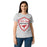 Front view of North Shore High School Mustangs Women's Grey SoftStyle T-shirt 225