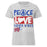 Oak Ridge High School War Eagles Women's Grey SoftStyle T-shirt 240