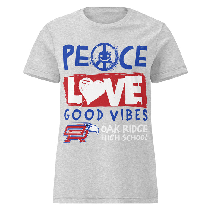 Oak Ridge High School War Eagles Women's Grey SoftStyle T-shirt 240