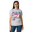 Female wearing Oak Ridge High School War Eagles Women's Grey SoftStyle T-shirt 240