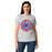 Front view of Oak Ridge High School War Eagles Women's Grey SoftStyle T-shirt 224