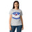 Front view of Oak Ridge High School War Eagles Women's Grey SoftStyle T-shirt 242