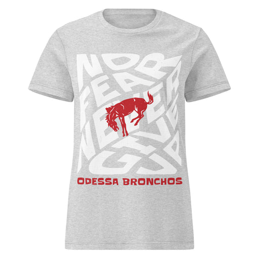 Odessa High School Bronchos Women's Grey SoftStyle T-shirt 236