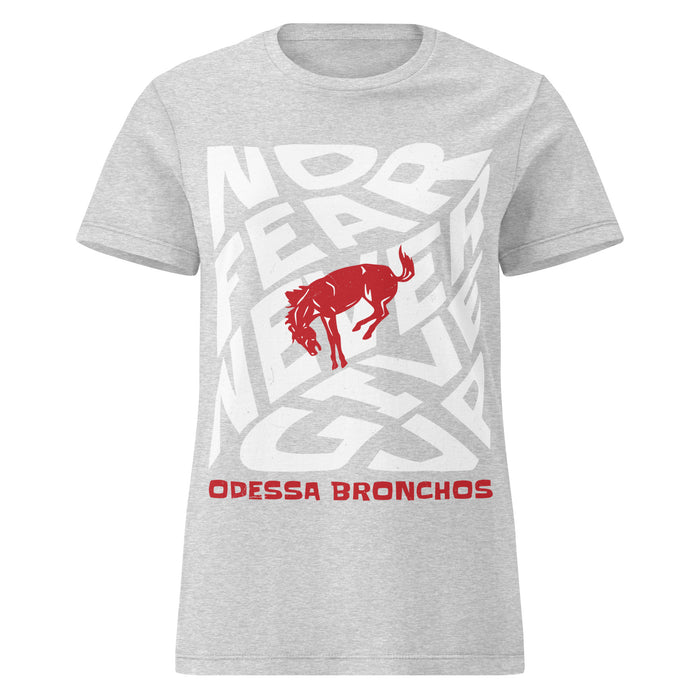 Odessa High School Bronchos Women's Grey SoftStyle T-shirt 236
