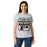 Lady wearing Permian High School Panthers Women's Grey SoftStyle T-shirt 001