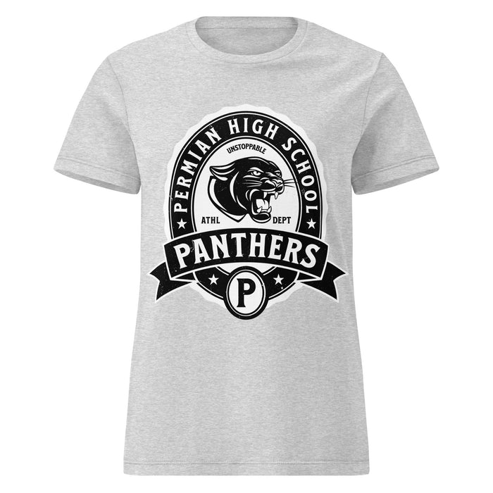Permian High School Panthers Women's Grey SoftStyle T-shirt 212
