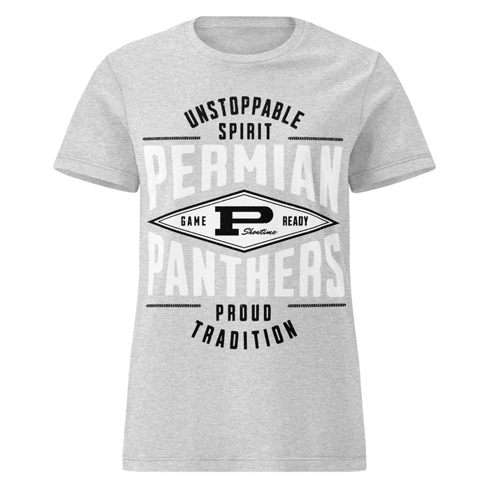 Permian High School Panthers Women's Grey SoftStyle T-shirt 210