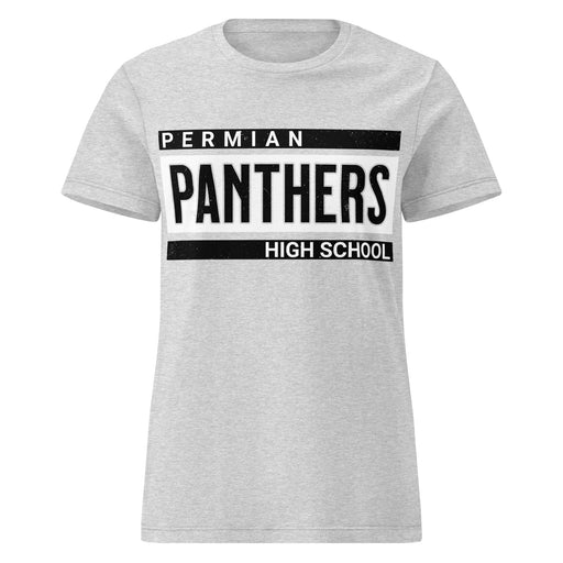 Permian High School Panthers Women's Grey SoftStyle T-shirt 098