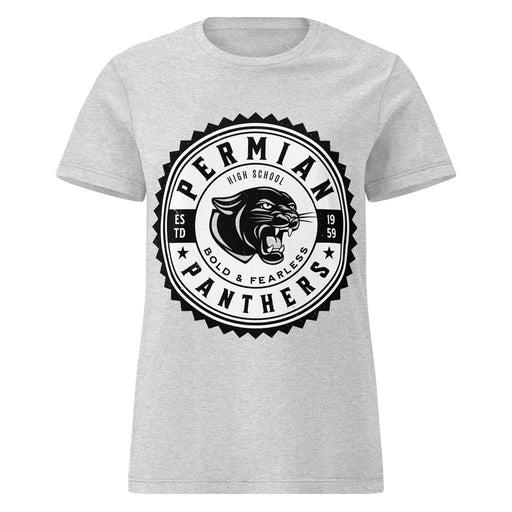 Permian High School Panthers Women's Grey SoftStyle T-shirt 203