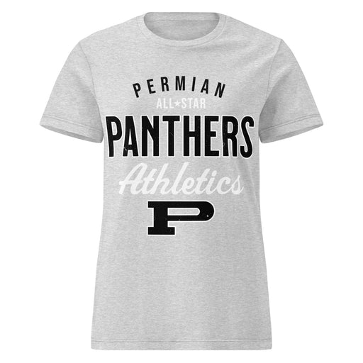 Permian High School Panthers Women's Grey SoftStyle T-shirt 034