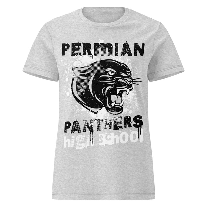 Permian High School Panthers Women's Grey SoftStyle T-shirt 205